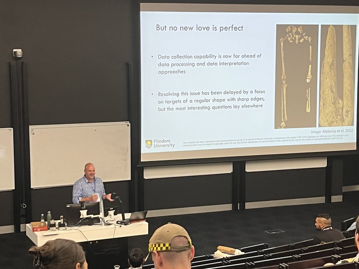 Simon Wyatt-Spratt (@swyattspratt) on Twitter photo <a href="/Archaeometry/">Ian Moffat</a> kicking off his and <a href="/JarradKowlessar/">Jarrad Kowlessar</a>’s session, “Digital Landscape Archaeology: New Possibilities and Old Problems”, with a love story about him and Percy the GPR machine. #CAA2024 <a href="/CAA2024AKL/">CAA 2024 Auckland</a> <a href="/Archaeometry/">Ian Moffat</a> kicking off his and <a href="/JarradKowlessar/">Jarrad Kowlessar</a>’s session, “Digital Landscape Archaeology: New Possibilities and Old Problems”, with a love story about him and Percy the GPR machine. #CAA2024 <a href="/CAA2024AKL/">CAA 2024 Auckland</a>