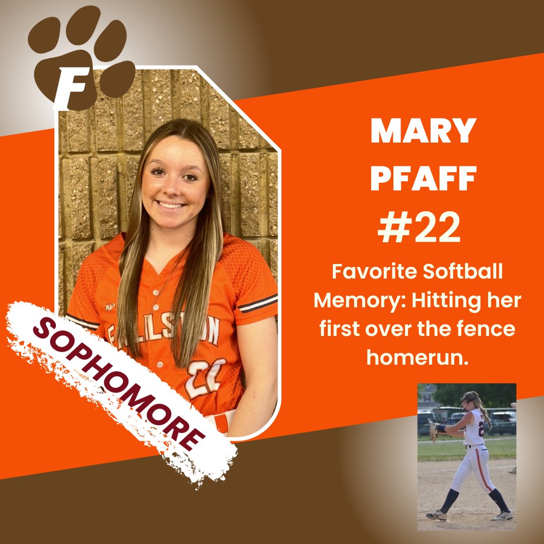 fhs_varsoftball's tweet photo. Mary is a versatile player. She plays several positions for this Fallston team, and represents a threat to opposing teams every time she steps up to the plate. Her Fallston softball future is certainly bright! https://t.co/Xpafn4vnZF