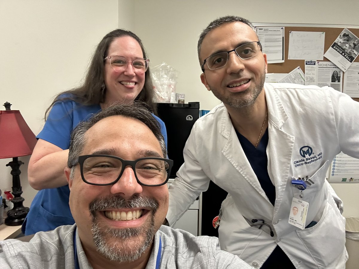 Great day in #NTM clinic at @MoffittNews and hanging out with my friend and colleague @claudebassil! Our nurse Melissa tried to keep us in line, but she had little luck with that! cc: @USF_ID @USFInternalMed @USFHealth