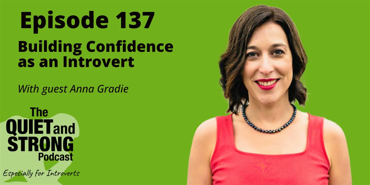 Are you an #introvert who struggles with confidence? In ep137 I speak with guest Anna Gradie, a #confidence coach for introverts. Anna shares her expertise and insights on building confidence as #introverts. youtube.com/watch?v=bl4jDO…