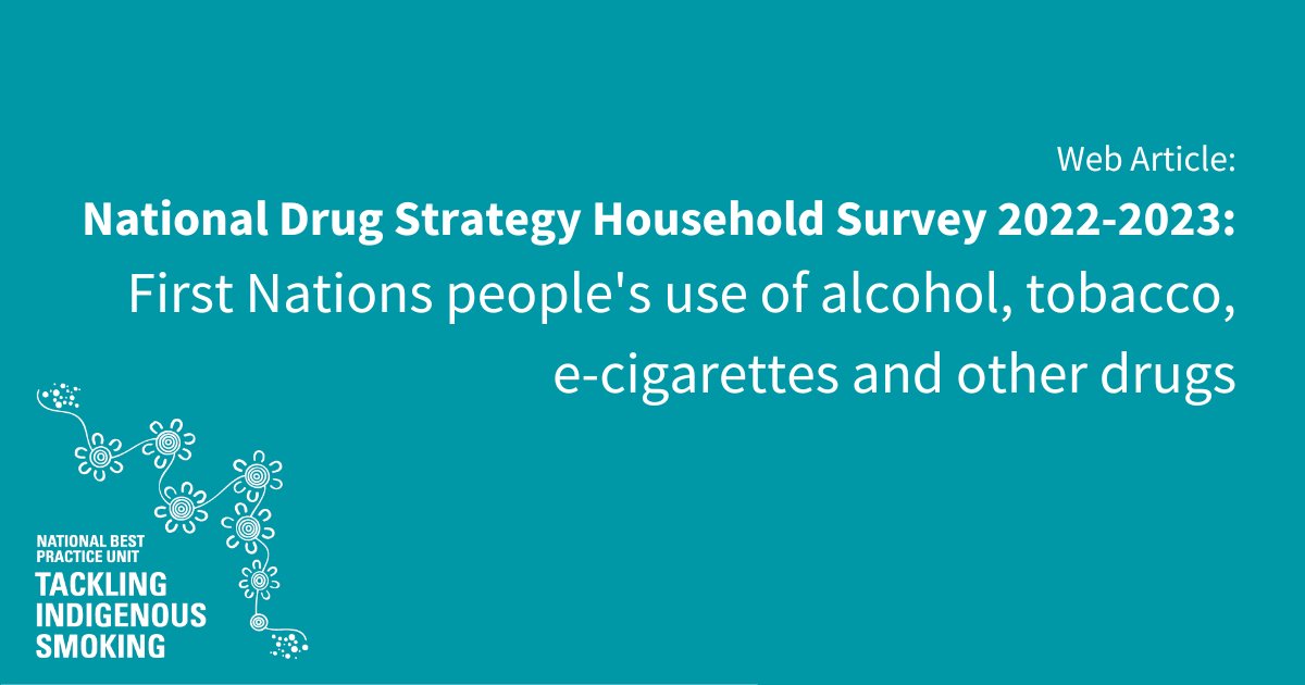 New data on #tobacco use & #vaping among First Nations from 2022-2023 National Drug Strategy Household Survey. Almost 1/3 First Nations in non-remote areas had used electronic cigarettes at least once in lifetime, an increase from 14.6% in 2019: 🔗 bit.ly/3VQkqPv