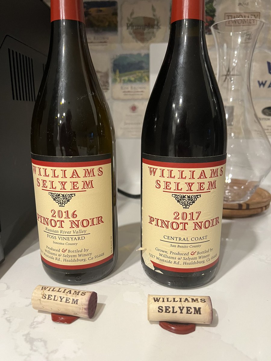 cccjoe's tweet photo. opened these beauties! @rr_pirate @forkmespoonme @DivaVinophile @Friscokid49 @jwalkermobile @JamesSuckling @YesBurgundy @ja2cook @suziday123 @_drazzari @PhillyFillyLIVE @GrnLakeGirl @SeagreenWench @khhauthor @TravelFoodiesTV @SteveKubota @magee333 @ccatmpt @Williams_Selyem https://t.co/TMoHD8VNlm