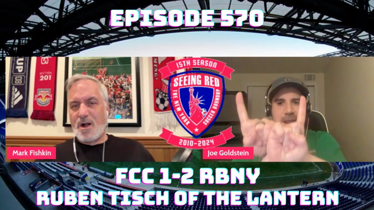 NEW POD! The SR Boys bask in the glow of a big win at FCC, then welcome @rubentisch to chat all things #CF97. Available on YouTube and everywhere you get your pods. #RBNY
