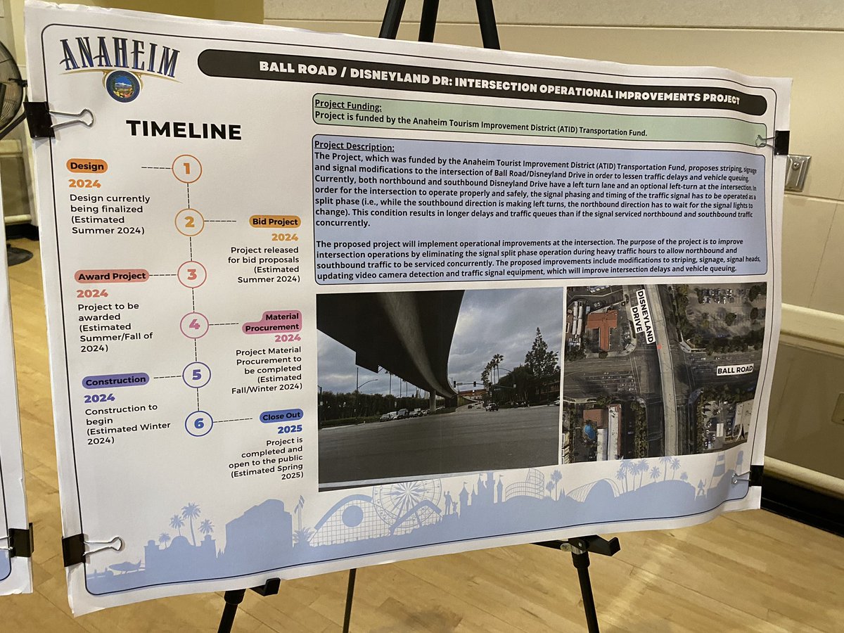 @visitanaheim @Disneyland Here’s a timeline for some of the proposed traffic changes in the Anaheim Resort area. #DisneylandForward