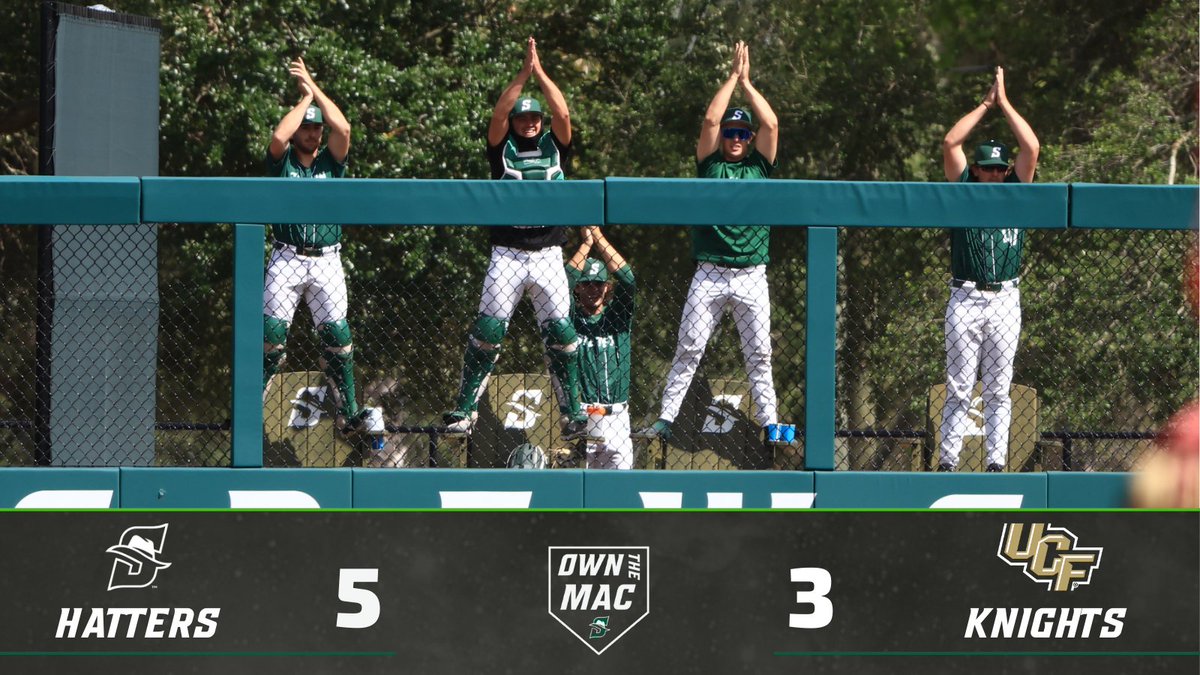 FINAL | HATTERS WIN!!! Join us back at the MAC this weekend as we start off our series against FCGU this Friday @ 6:30PM! #GoHatters | #OwnTheMAC