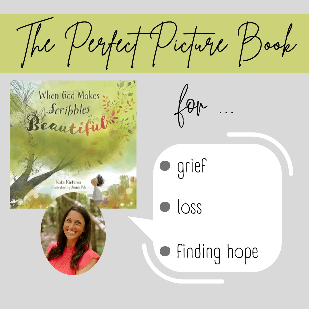 Author Kate Rietema (@KateRietema) shares what their picture book is perfect for. #grief #loss #findinghope #picturebook