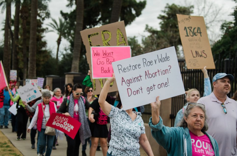 Fallout from Arizona abortion ruling just beginning. Imagine some guy who doesn't know you, nor does he care to, making decisions about your body.