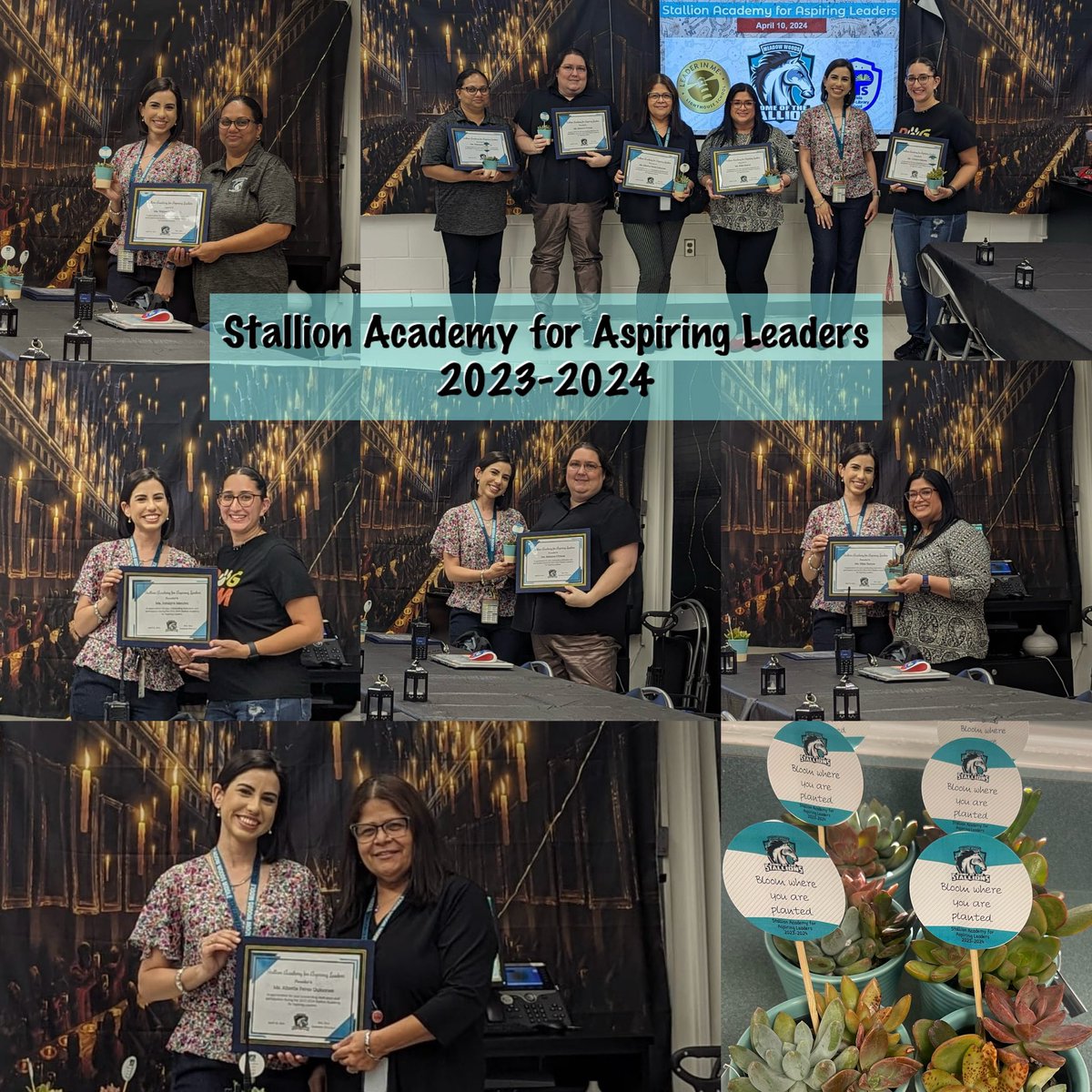 Congratulations are in order for our 2023-2024 Stallion Academy for Aspiring Leaders. These MAGICal educators attended optional PD throughout this school year to enhance their understanding of the Florida Educational Leadership Standards &amp; participated in field experiences. 🏆