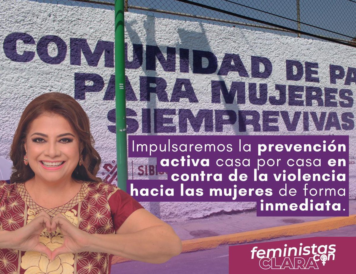 <a href="/ClaraBrugadaM/">Clara Brugada Molina</a> propone una ciudad de #Mujeres 

#ClaraJefaDeGobierno 
#LaTransformaciónEsClara