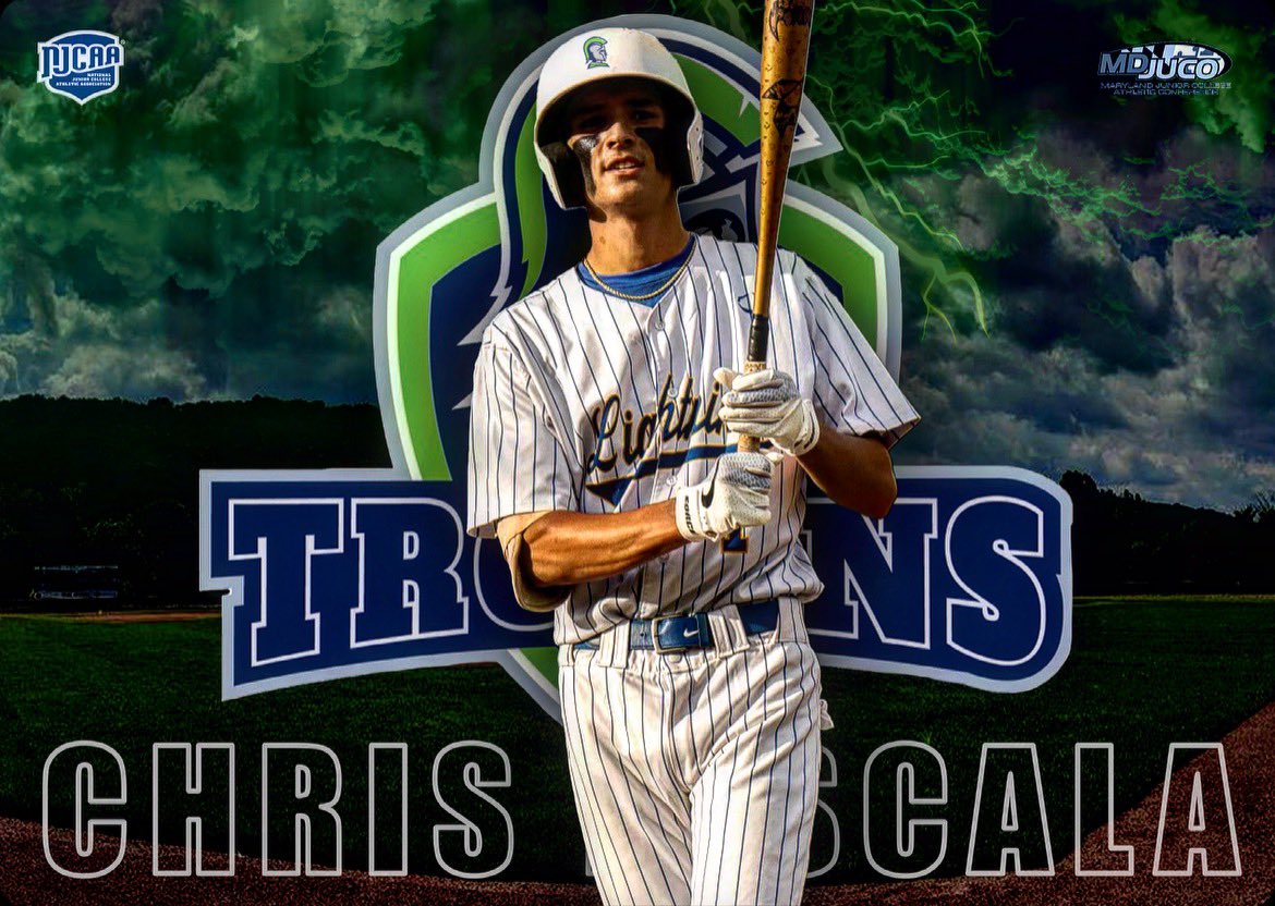 🚨Congratulations to 2024 OF Chris Discala on his commitment to Allegany College of Maryland!🚨#CBRFam #Committed @Christo28536396 @TheBayBaseball @ACMTrojans