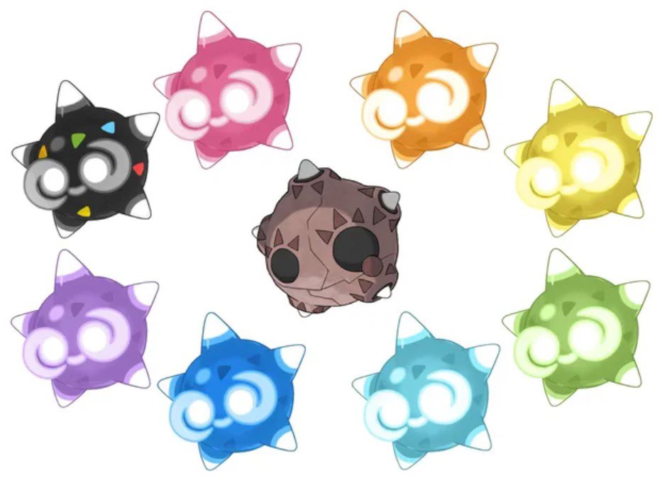 rayquaza: NOOOO!!!! YOU’RE SUPPOSED TO BE MY DINNER!!!
the 7 minior cores: