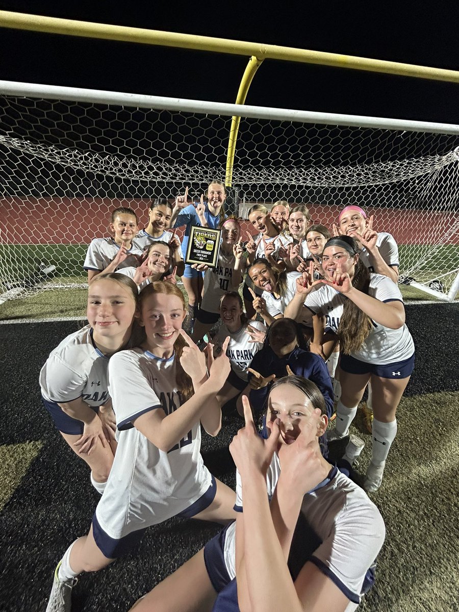 Congratulations to our Oak Park women’s soccer team winning the Excelsior Springs tournament for the first time. Great job ladies!!! <a href="/Northmen_OPHS/">Oak Park High School</a> <a href="/Northmen_Soccer/">Oak Park Soccer</a>