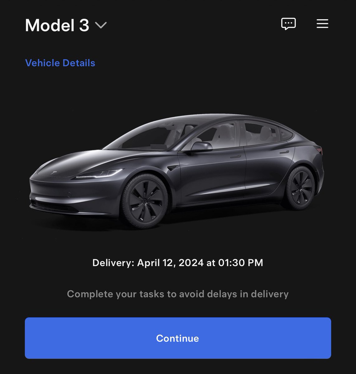 Delayed Tesla M3 LR with white interior 5th time now. Advisor cited white interior as the cause, with possible delays till July. Found a demo at my local center, same specs but black interior, kept original price plus nearly $1k off for 878 miles. Claimed it, picking up Friday.