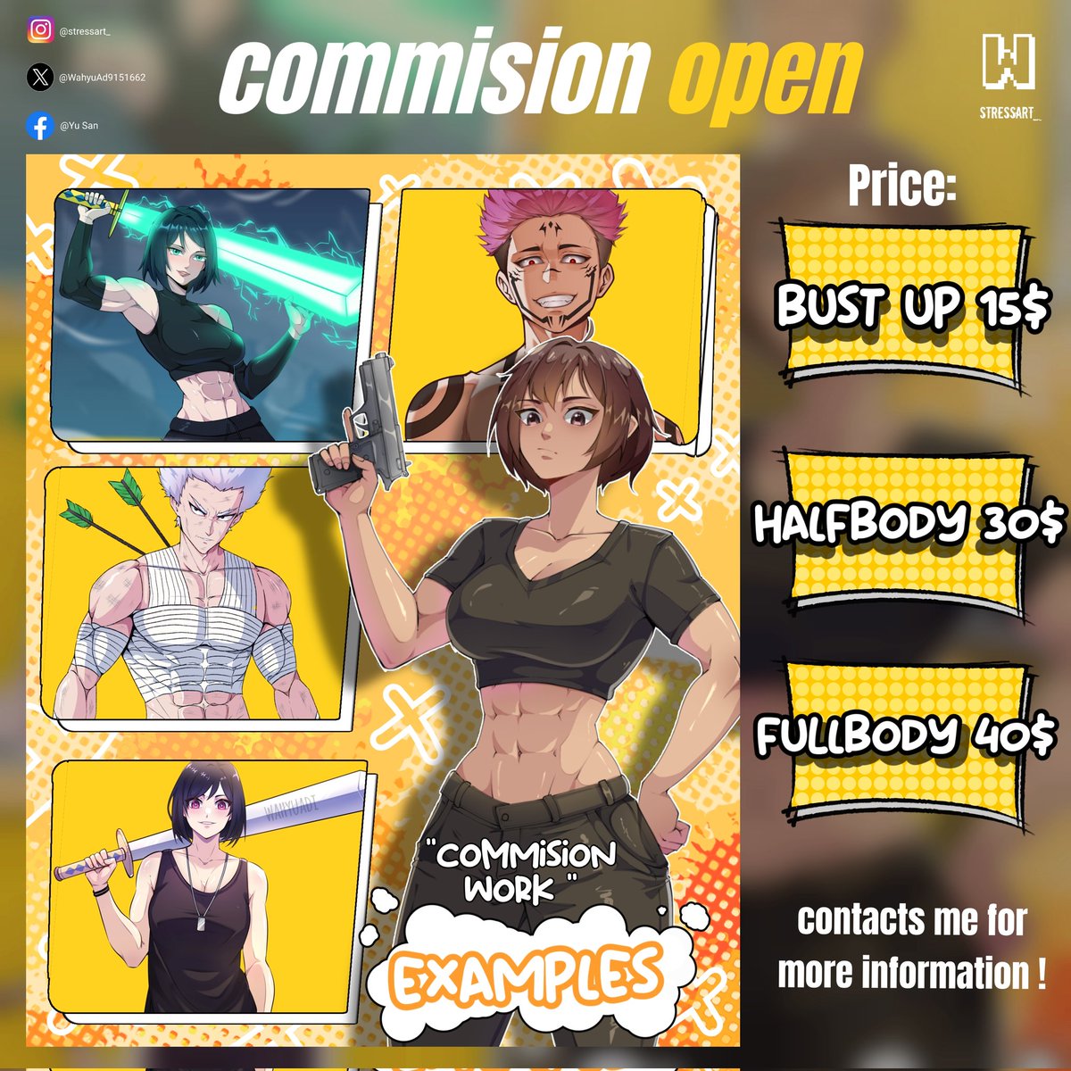 Yu San | commision open tweet media