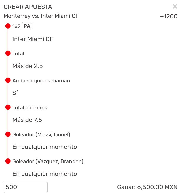 Hoy me voy a jugar este soñador en @playdoitmexico 🥵 Gana Miami, le regalan un penal a Messi, anota el Brandon y hay más de 5 goles 😎⚽ Arma tu apuesta aquí 👉 playdoit.mx