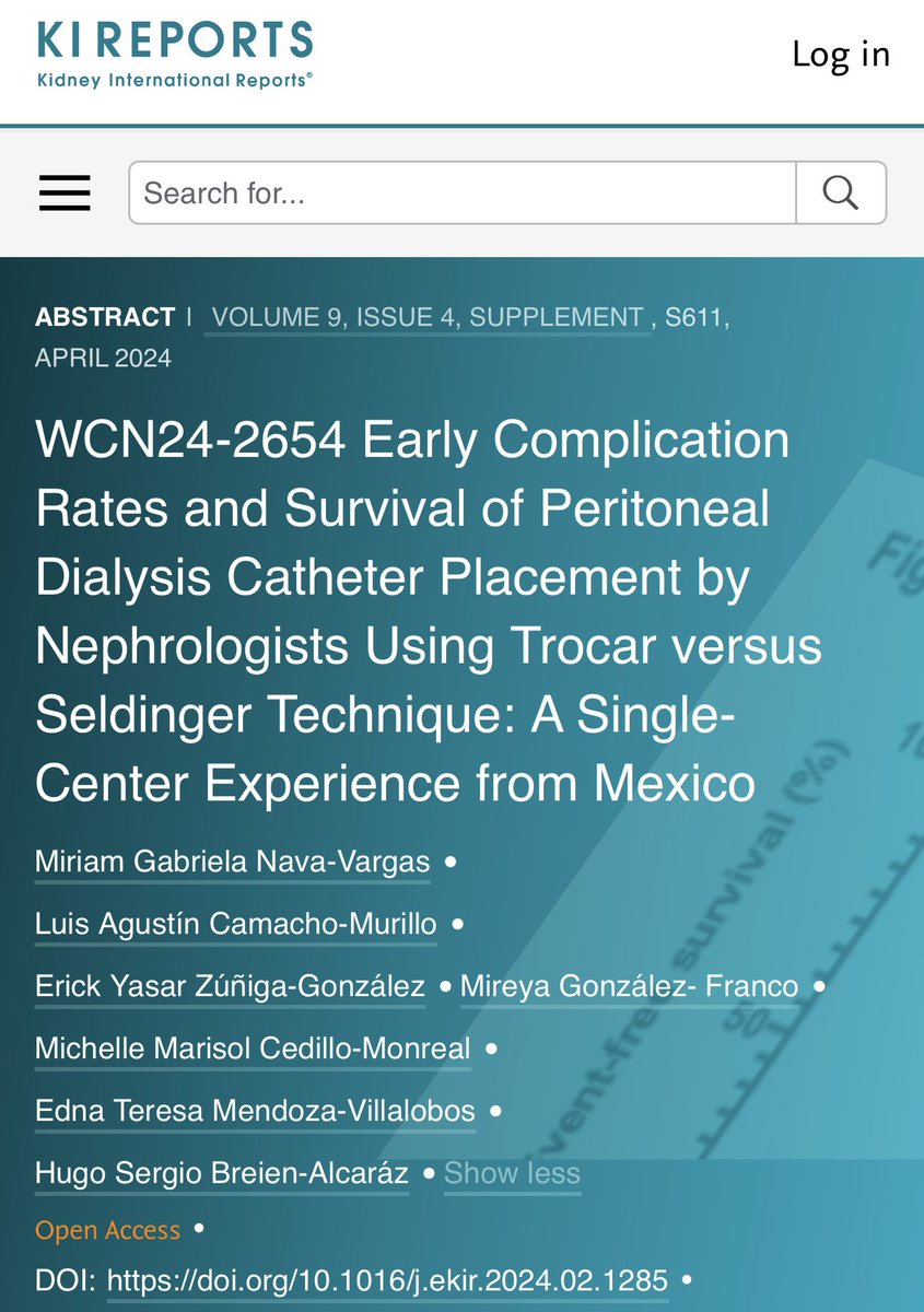NefroISSSTEgdl's tweet image. Orgullosos de participar y compartir nuestra experiencia en el Congreso Mundial de Nefrología 2024. Nos vemos en Buenos Aires, Argentina. 
#isn #wcn2024 #nephrology #slanh #san