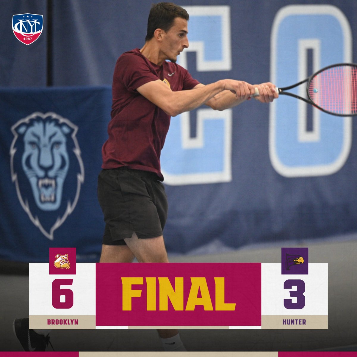 Bulldogs WIN!!! #BCmt picks up 🔑 @cunyac win over #Huntermt this afternoon! 🐶🎾 #PlayLikeaBulldog #cunytennis #d3tennis #ita