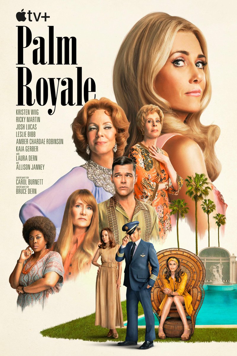 This show is so insanely great! #PalmRoyale @AppleTV #mustsee