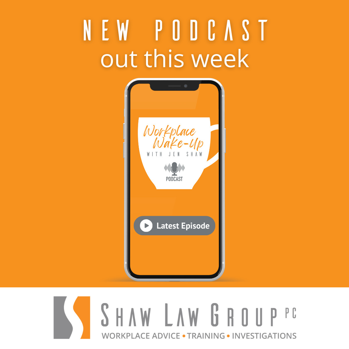 🎙️ Episode 122: In this episode, Jen explains why you cannot have a one-size-fits-all 'rulebook' for handling leaves of absence and accommodations.
shawlawgroup.com/podcasts/

#LeaveManagement #AccommodationPolicy #WorkplaceFlexibility #HRInsights #JenTalksLaw, #workplacewakeup