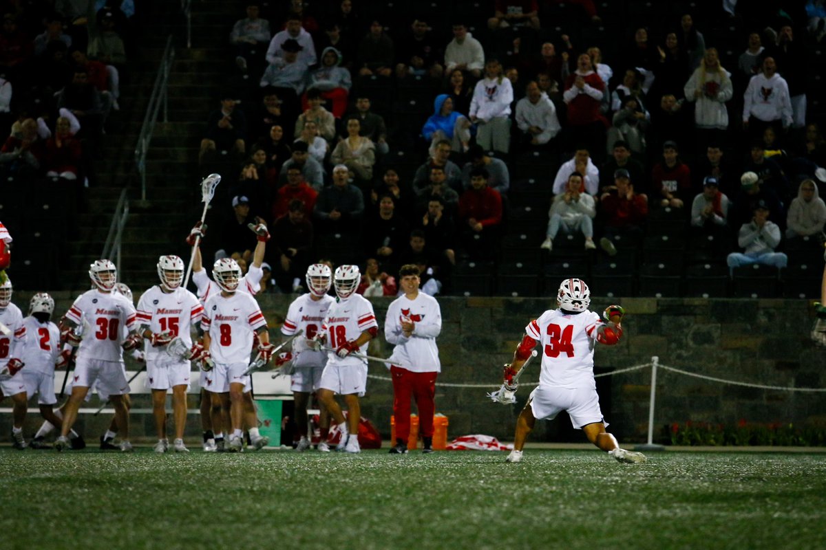 50 goals. One moment. Congrats Joshua!! #MARIST #LACROSSE #EC34