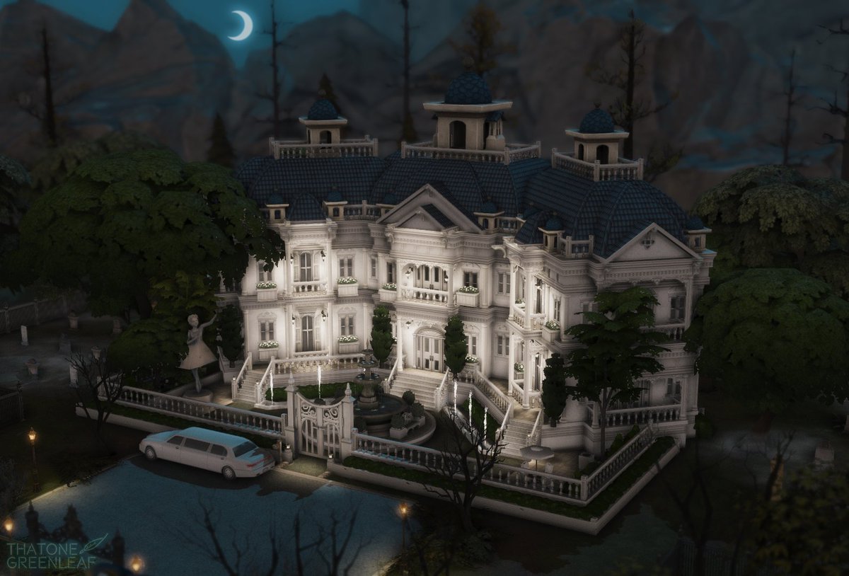 base game chateau in forgotten hollow 🌙 #EApartner #Thesims4 #ts4 @TheSims