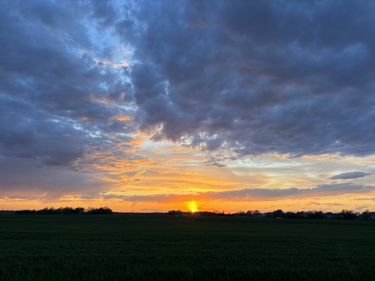 Love those Kansas sunsets 🌻