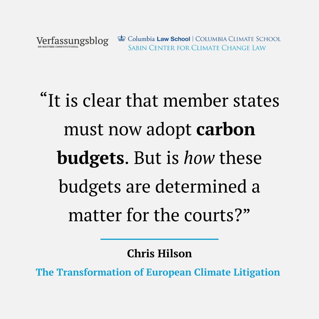 Is there a hidden 'Easter egg' in the ECtHR's KlimaSeniorinnen judgment? CHRIS HILSON (@UniRDG_Law) continues our joint blog symposium with the @SabinCenter and reflects on the meaning of carbon budget within a wide margin of appreciation. verfassungsblog.de/the-meaning-of…