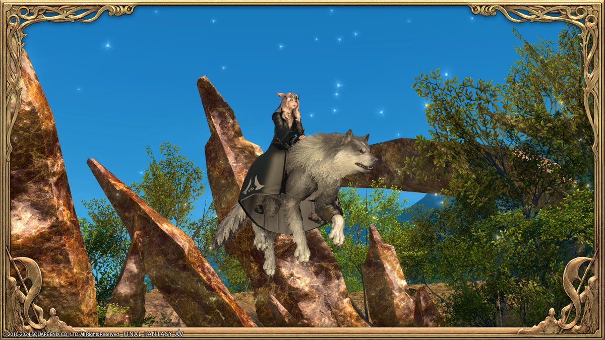 evenstar0508's tweet photo. ものすごく久しぶりにFF14の世界に帰還しました🐺
オンゲーの掛け持ち難しいですが、開いたらやっぱり楽しくて昨日は一日中遊んでました⭐𓂃𓈒𓏸︎︎︎︎
またちょっとずつ進めていこうと思います𖤐

コラボクエスト普通に難しかった🔥

 #FF14初心者 https://t.co/mVYshCF3D9