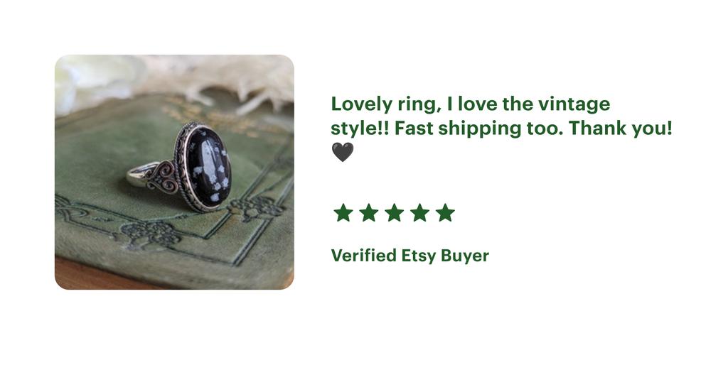 Many thanks for the kind words! So glad you're enjoying this beautiful ring! 
papillionera.etsy.com
#ring #Toronto #jewelry #EtsySeller #handmadegift #crystals #goth #HistoricalFiction #torontoartist #Canadian #shopsmall