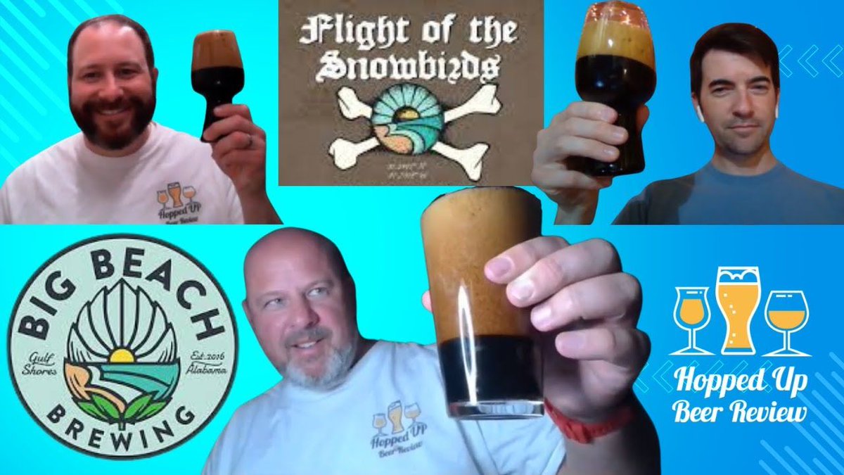 ❄️🍺 Sipping Stoutly: Flight of the Snowbirds Imperial Stout by Big Beach Brewing (10% ABV) ✈️ Dark, decadent, and deep. A winter warmer that soars. 👉 Review flight: buff.ly/3PWDEzp 🌨️ What stout warms your winter? #FlightOfTheSnowbirds #ImperialStout #BigBeachBrewing