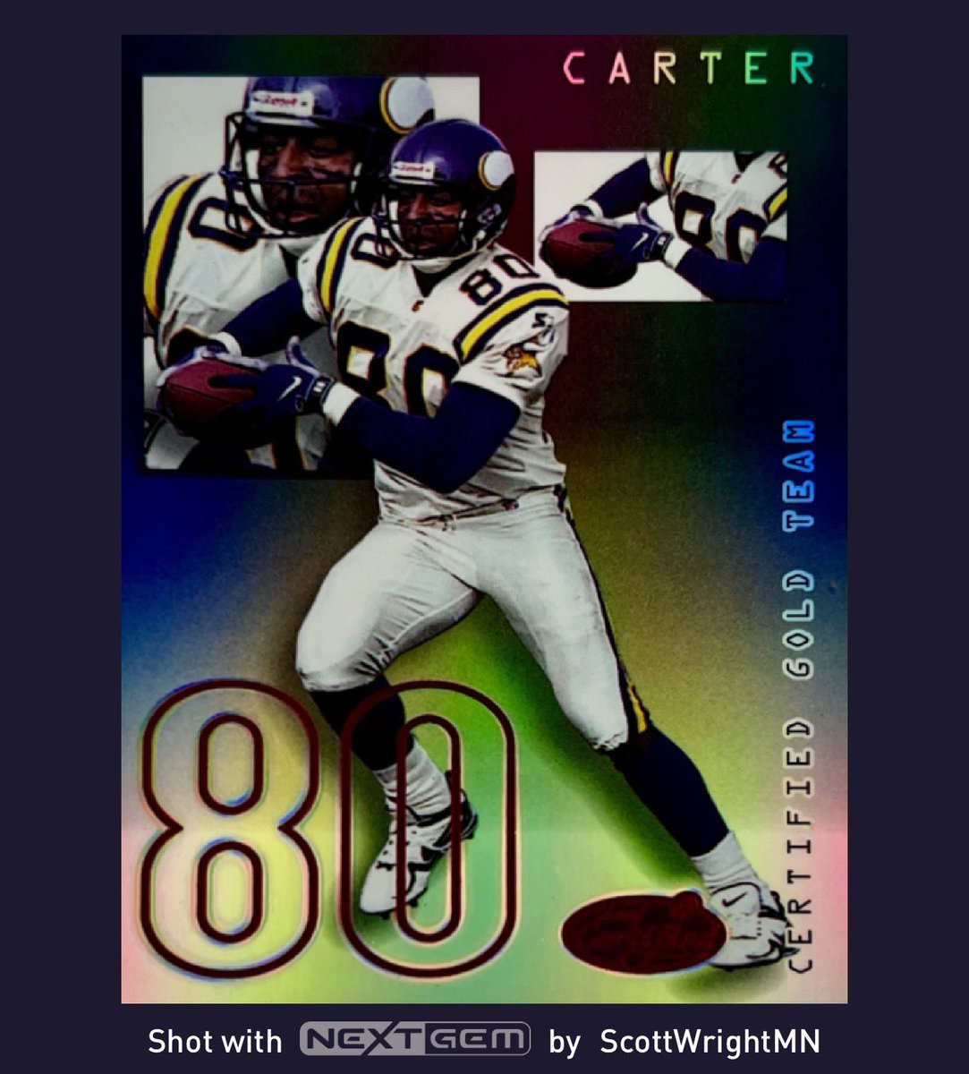 <a href="/roroweber1/">Rob’s Sports Takes</a> <a href="/CardPurchaser/">Card Purchaser</a> What a great photo selection! When I think of “CC” I see one-handed catches and toe-tapping on the sidelines. I actually just picked up a this Cris Carter 1999 Leaf Certified Team Mirror Black /25. 🏈