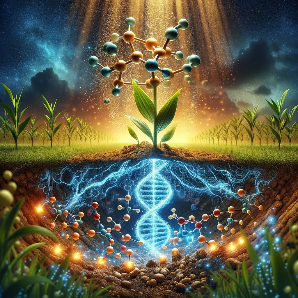 SoilPhix's tweet photo. 👉Fact:  Microbes are essential for #soil health, breaking down #organic matter,  recycling #nutrients, improving soil structure, and promoting #plant growth by aiding in nutrient absorption and disease resistance.  

#SoilHealth #MicrobesMagic #agriculture #farm #farming #farmer https://t.co/SZD2T9YSLG
