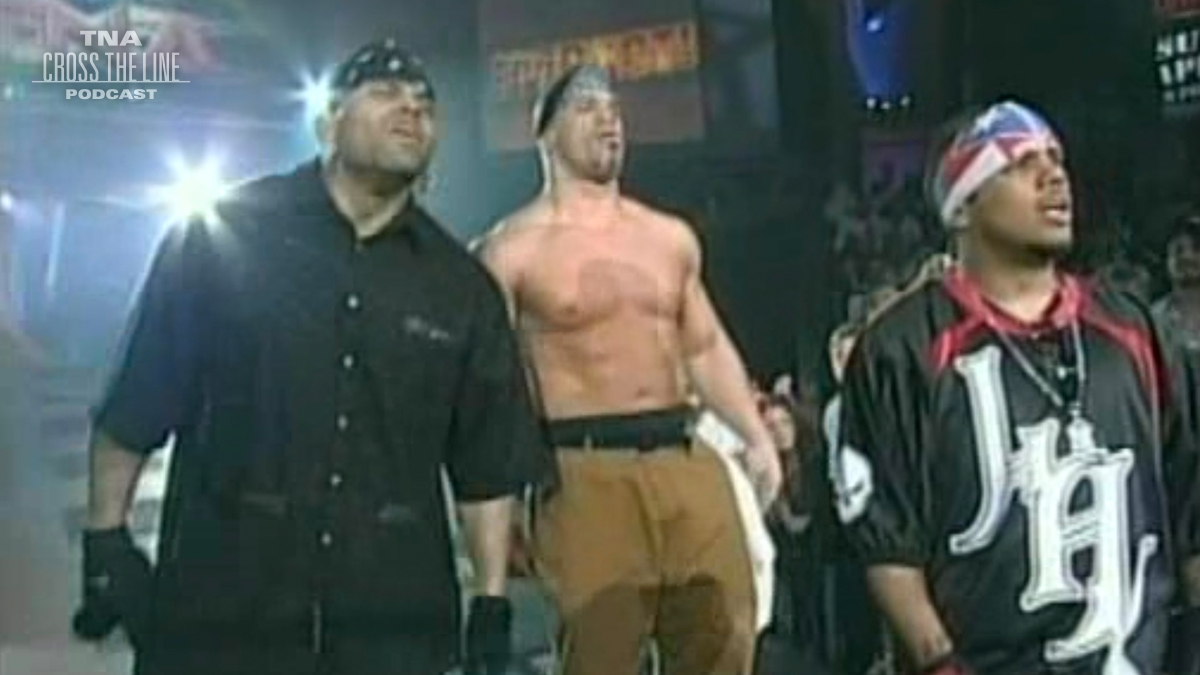 What did you think of @SuperMexCTM officially joining @Konnan5150 & Homicide in LAX on the 4/8/06 edition of iMPACT!? Join us tomorrow for our next episode! #TNAWrestling #TNAiMPACT #Wrestling #Podcast