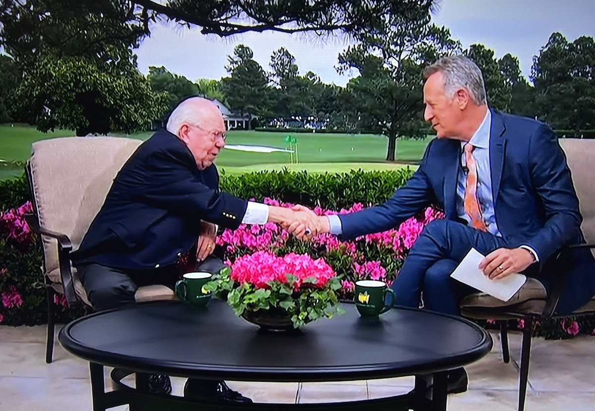 If you didn’t catch the conversation between @RichLernerGC and Verne Lundquist on Live From the Masters you need to move mountains to do so. Lundquist is calling his 40th and final Masters. I will not watch a better interview all year.