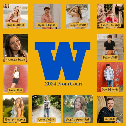 👏 Congratulation to this year's Prom Court: Ava Lausterer, Keegan Brigham, Teagan Watts, Barrett Lavaley, Makenzie Sutton, Kyler Elliott, Lanta Hitz, Sam Edmonds, Hannah Herrera, Avery Wieting, Brailey Gronenthal, AJ Scott. Prom is April 13th, coronation at 8:15.
#WahooWarriors