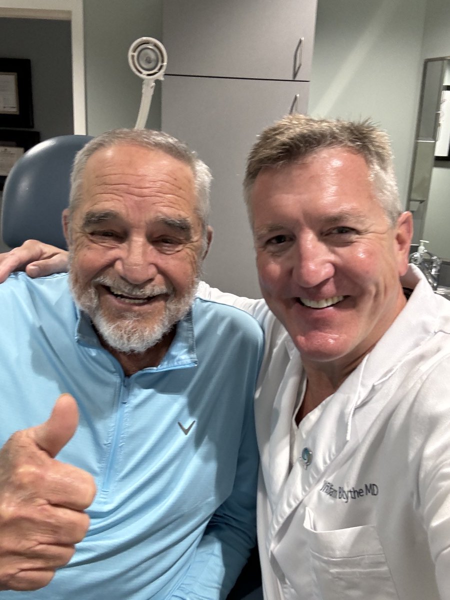 This is one of my favorite patients. Mainly because he was a Police Officer in 1983 and threw me in jail a couple of times and kept me out of real trouble. He moved on from law enforcement, and I move on from trouble eventually. We are lucky to have each other!