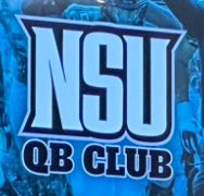 Enjoyed the @NSU_Football QB Club meeting and getting to hear from @CoachChev6 today. Great to see all the community support. Bonus was sitting with a 91 year old Hall of Famer! #Come2theQuah #JointheQBClub 🦅 🔥 🏆