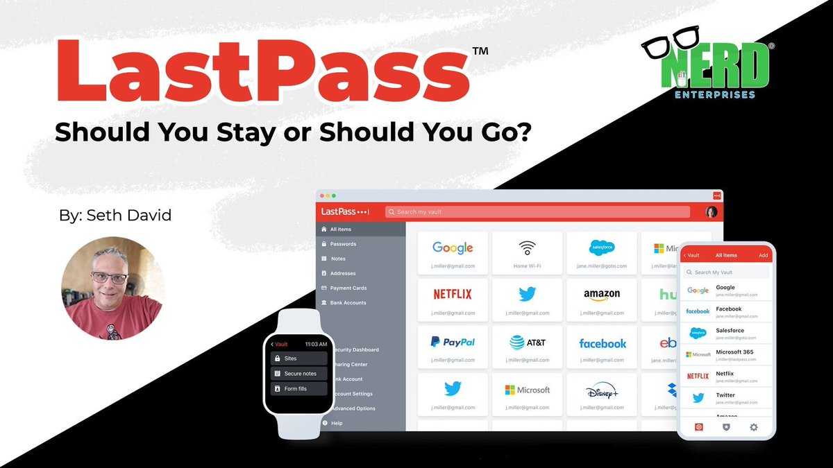 Here’s a look at some alternatives to LastPass. After the last hack I switched, and I am super happy with my choice. #TalkNerdyToMe nerdyurl.com/lastpass