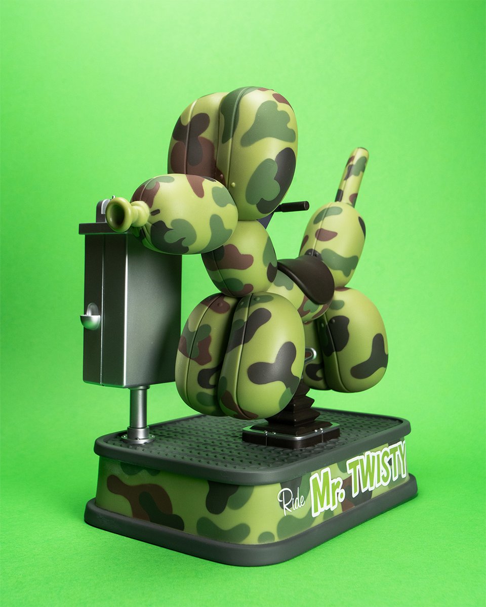 MightyJaxx's tweet photo. Embark on a thrilling (but fun) journey and try to spot Mr. Twisty amidst the lush forest, where he's on a top-secret undercover mission.

Last few pieces of Mr Twisty (Jungle Edition) available on https://t.co/ynPr4PZAuX! Get yours now!
#toycollector #arttoyculture #jasonfreeny https://t.co/1oZ6N2Bf7p