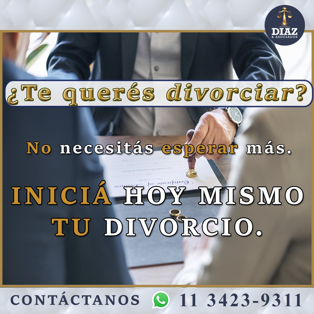 manu201333's tweet photo. ¿Hace tiempo que queres divorciarte ?📷📷
¡Nosotros te ayudamos con el procedimiento legal!
¡Podes contactarnos al 11 3423-9311 📷
#parejas #casados #divorcio #bsas #arg https://t.co/WRGV0JSzd4