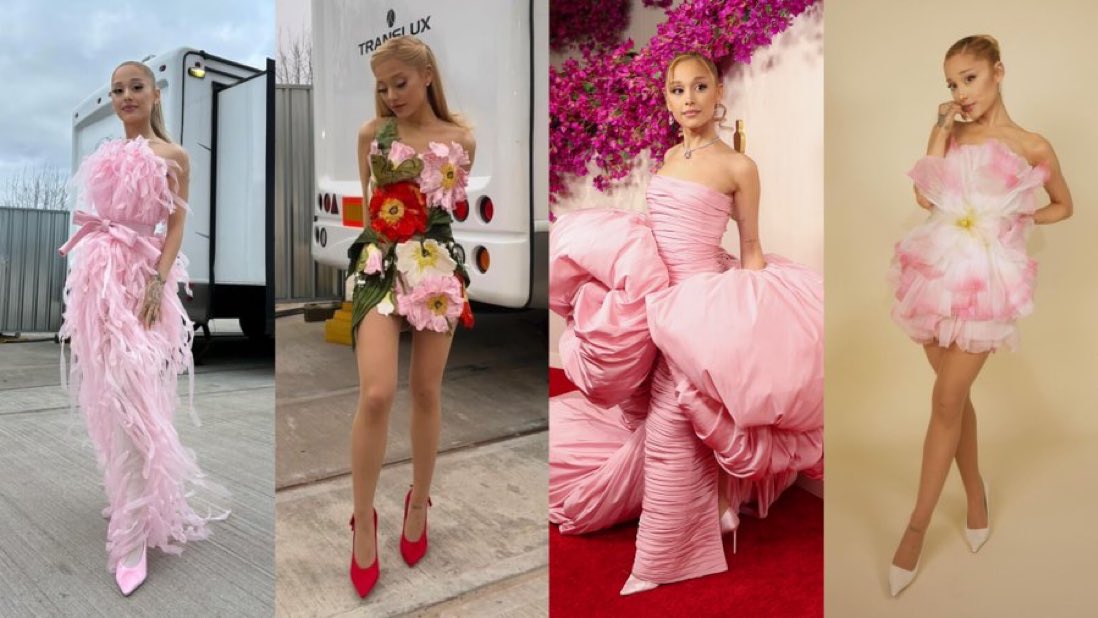 daydreamrem's tweet image. rank ariana’s wicked looks so far