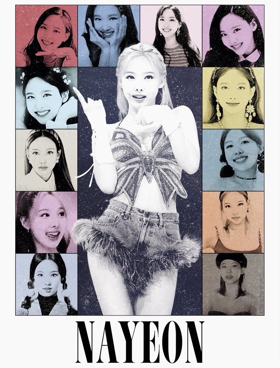 Nayeon eras poster 🐰 (Nayeon’s Version) 🩵 #NAYEON #나연 #TWICE #트와이스
