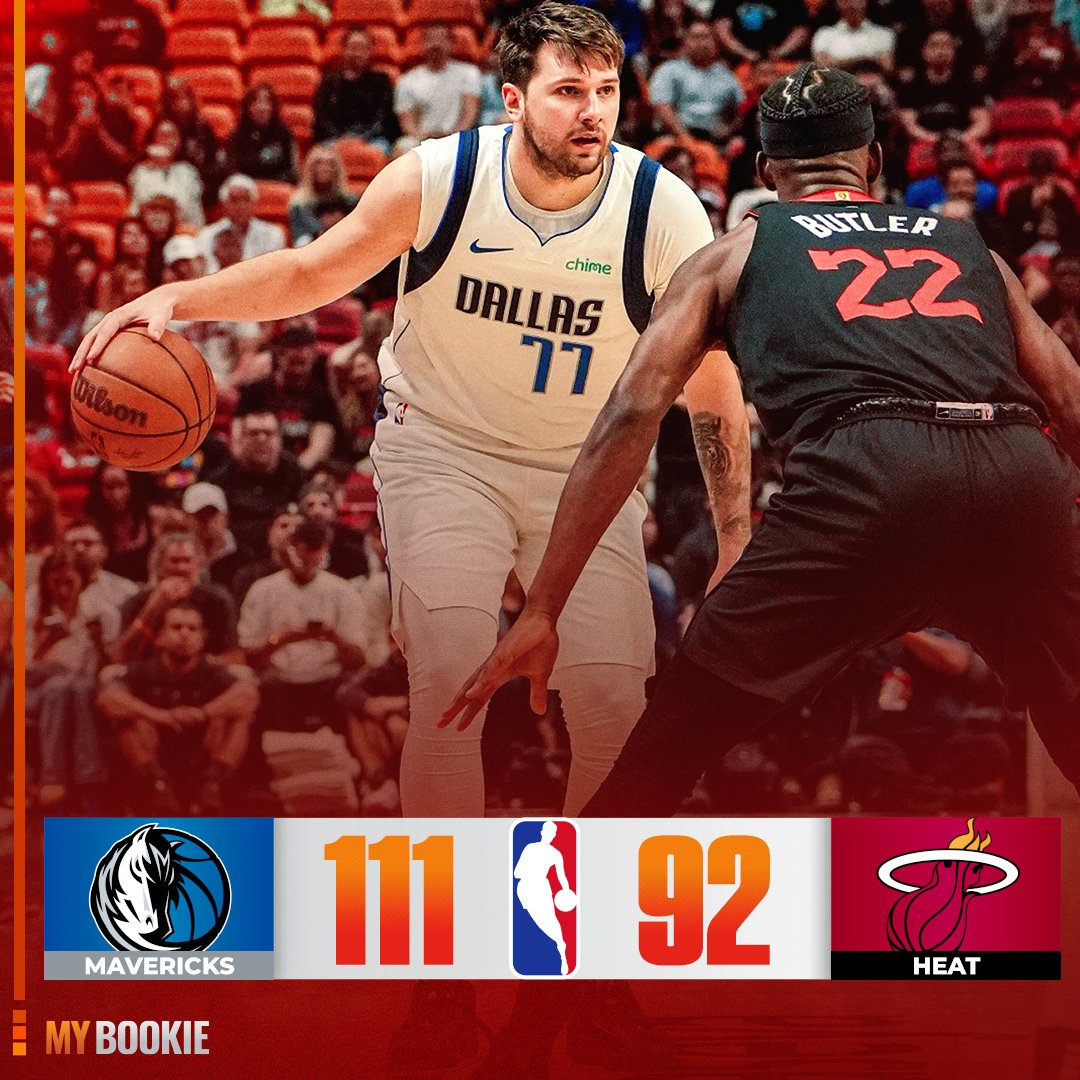 The Dallas Mavericks defeat the Miami Heat😳🔥 DAL -2.5 / ML -142 / UNDER 224✅