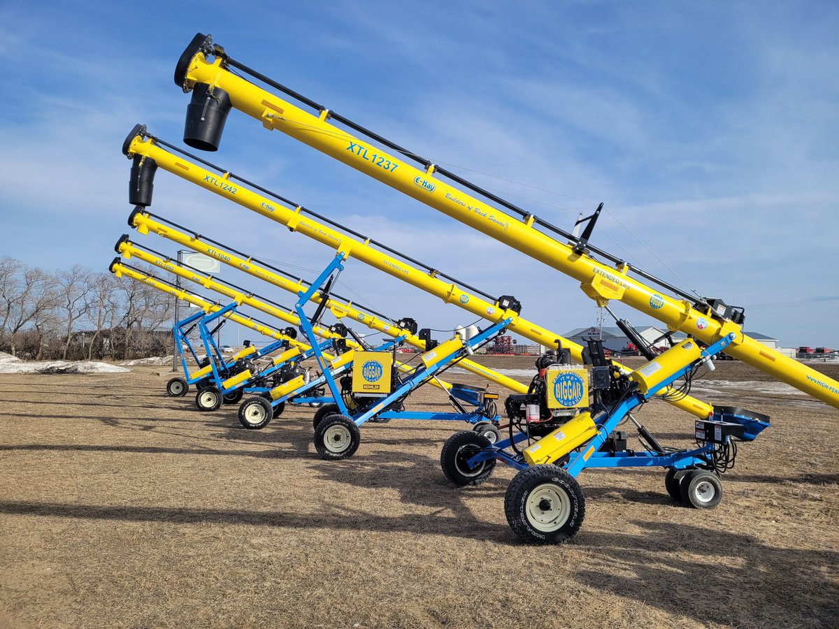 ekayenterprises's tweet photo. https://t.co/tfK7sHCVTf XTL  MODELS Built Stronger, Reach Longer 
New 10" and 12" models 
3/8" Original  Intake Flighting 
10 gauge tubing, thick edge flight 
#HaulFaster #FarmLonger 
Space Saving Design 
12x37 and 12x42 #DieselAugers
#grainauger 
#hopperbottom27
Ph 306 948 2544 https://t.co/iFjA85dwM6
