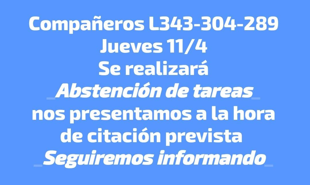 CiudadDeBondis's tweet photo. #Linea343 VA AL PARO https://t.co/lFRQrqnpkF
