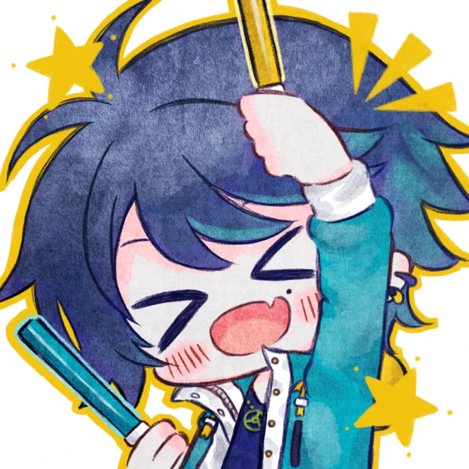 skeb納品しました!アイコンやスタンプに使えるようにとオマケも描かせて頂きました配信拝見させて頂きましたが、ヒッセンがとてもお上手で見入ってしまいましたのらまに様、ありがとうございました! 