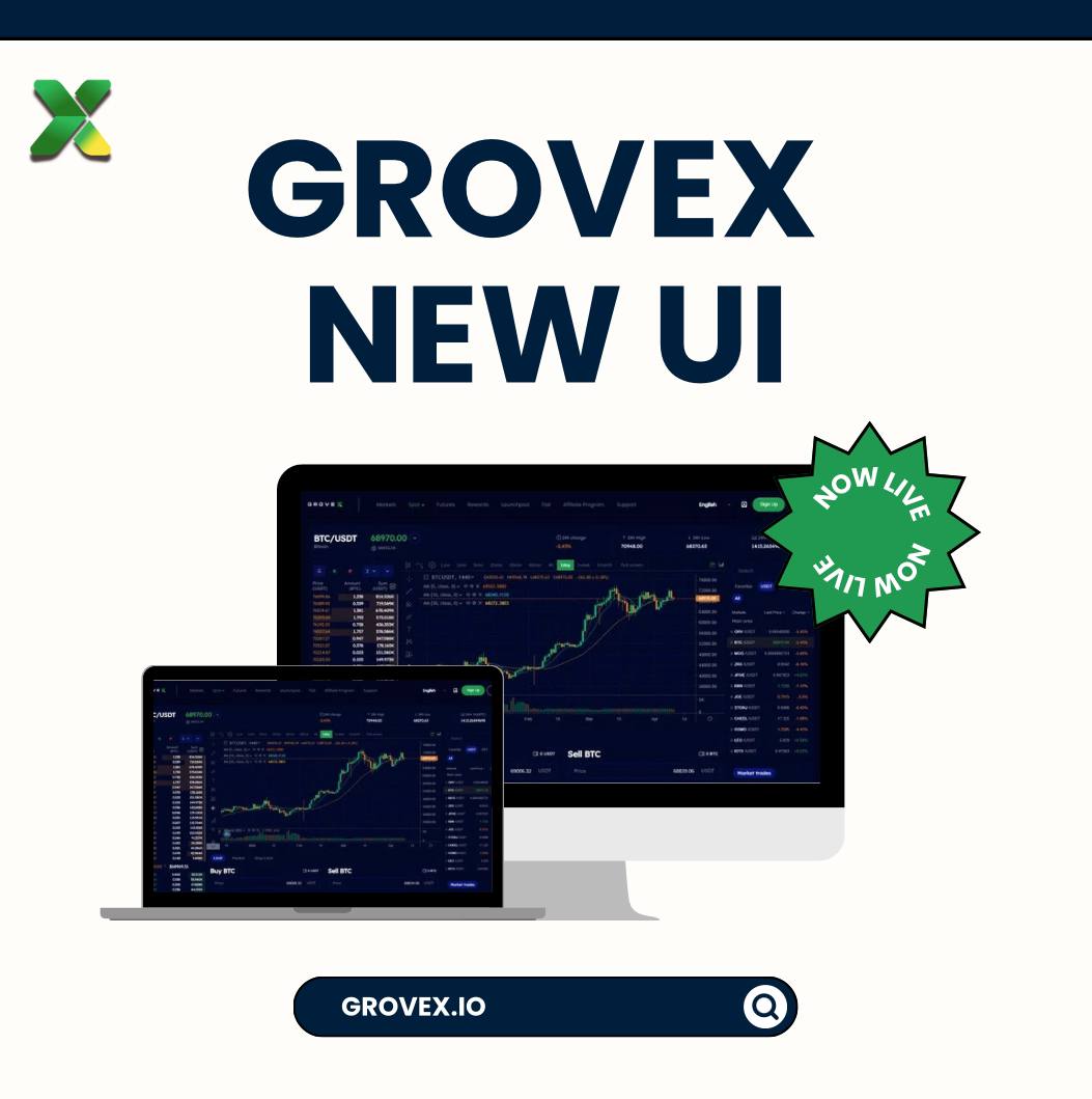 Have you checked out the new GroveX UI yet? 🌟 We'd love to hear what you think! Share your feedback in the comments below and help us make your crypto trading experience even better. GroveX.io #GroveX #UIUpdate