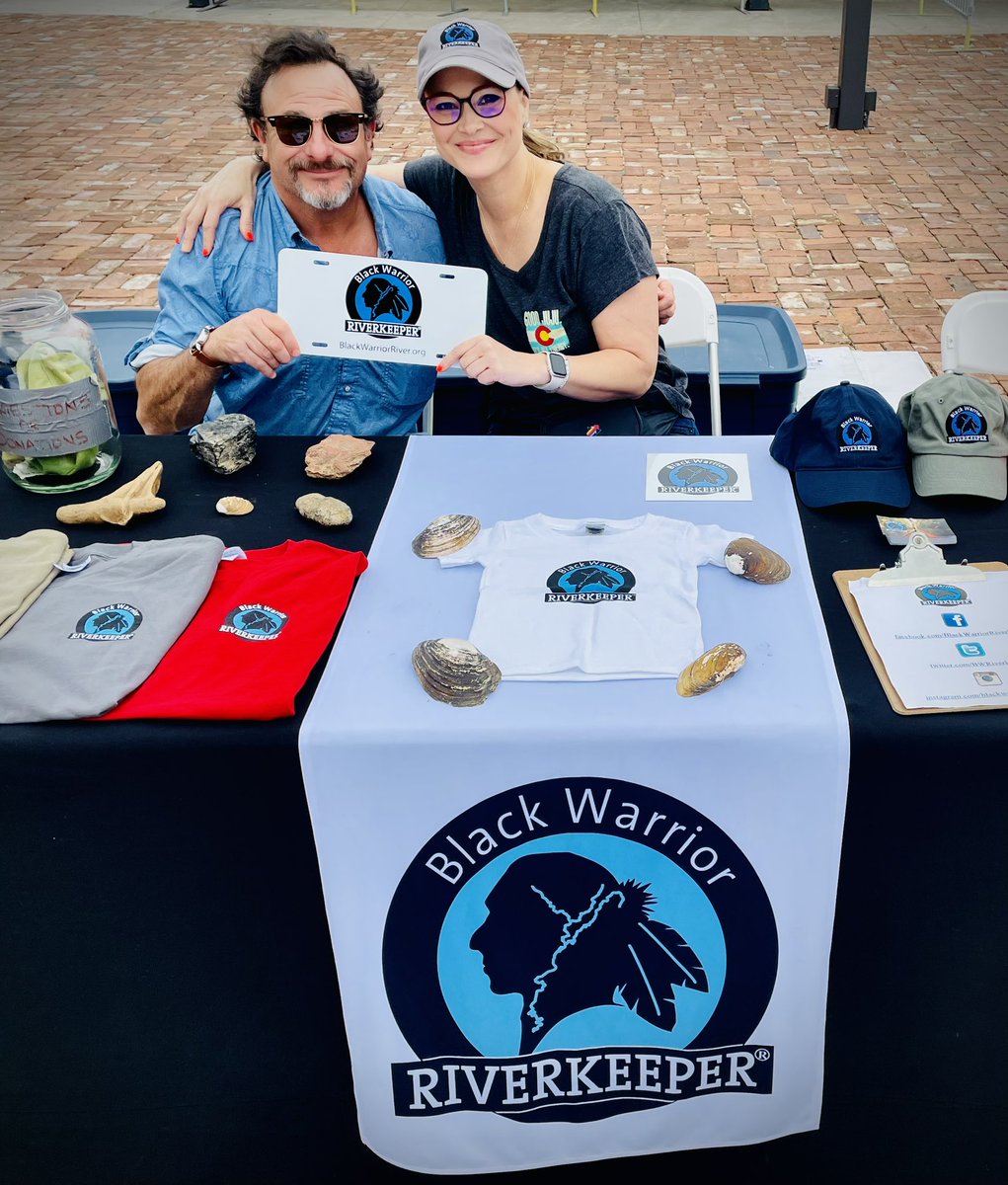 The @BWRiverkeeper is formed by 3 headwater streams: Sipsey Fork, Mulberry Fork & Locust Fork. The name is a translation of tuscaloosa, coined from 2 Choctaw words: tashka (“warrior”) & lusa (“black”) #TheWeatherlady #WaterIsLife 4/20/24 Earthfest🎸 blackwarriorriver.org/earthbounds-ea…