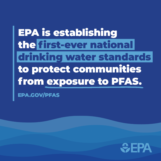 Safe drinking water is fundamental to healthy people and thriving communities. EPA’s new drinking water standards for #PFAS will prevent thousands of deaths and tens of thousands of illnesses.