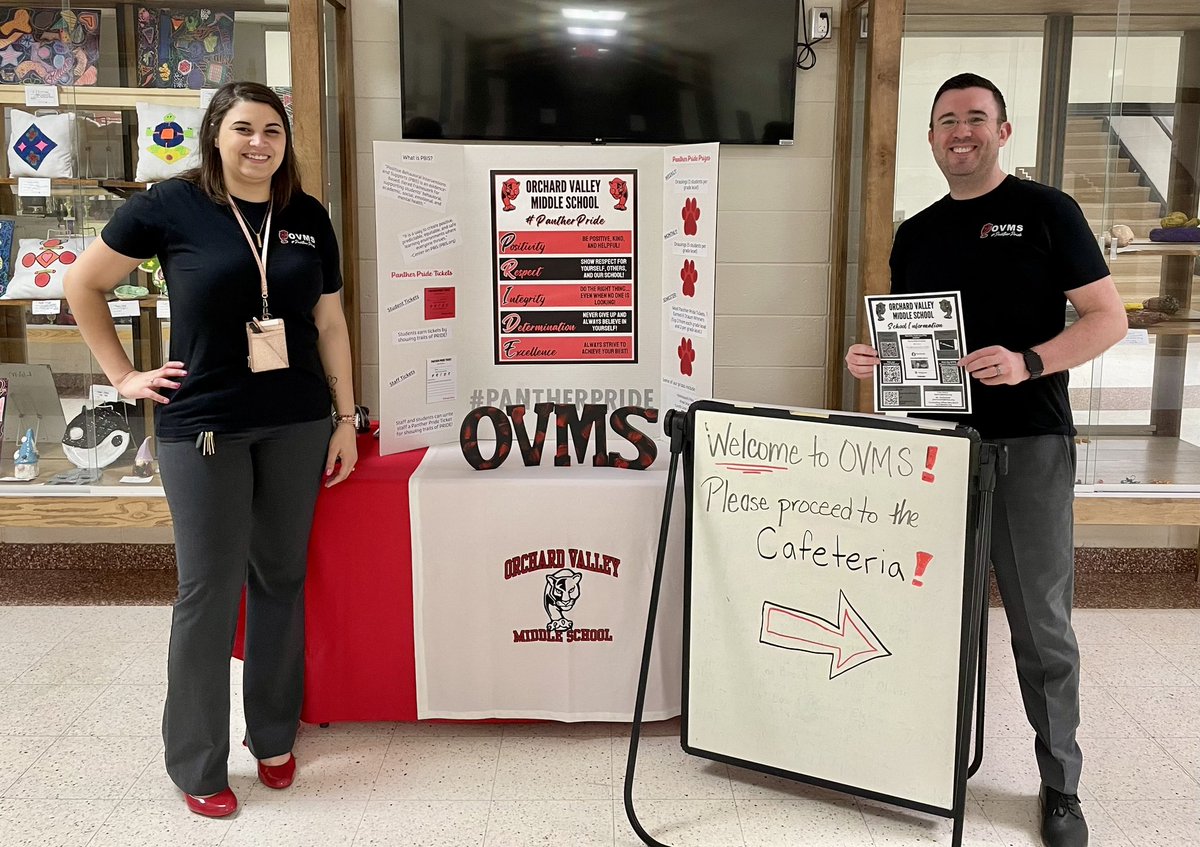 Officialovms (@officialovms) on Twitter photo Ms. Berry and Mr. Zachowski are ready to welcome the families of the OVMS Class of 2027 to orientation! #Pantherpride #classof2027 @MrZ_OVMS <a href="/OVMSPrincipal/">Kayla Berry</a> <a href="/EricMHibbs/">Eric Hibbs</a> <a href="/TWPSchools/">Wash. Twp. Schools</a> Ms. Berry and Mr. Zachowski are ready to welcome the families of the OVMS Class of 2027 to orientation! #Pantherpride #classof2027 @MrZ_OVMS <a href="/OVMSPrincipal/">Kayla Berry</a> <a href="/EricMHibbs/">Eric Hibbs</a> <a href="/TWPSchools/">Wash. Twp. Schools</a>